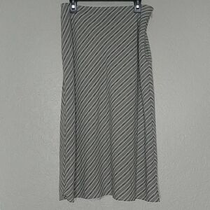 Calvin Klein Polka Dot And Stripe Skirt Size 2